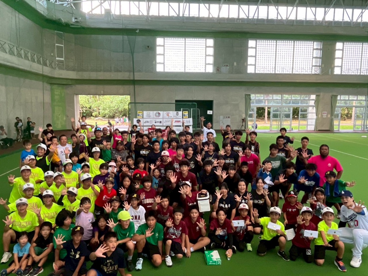 久米島町イベントの集合写真