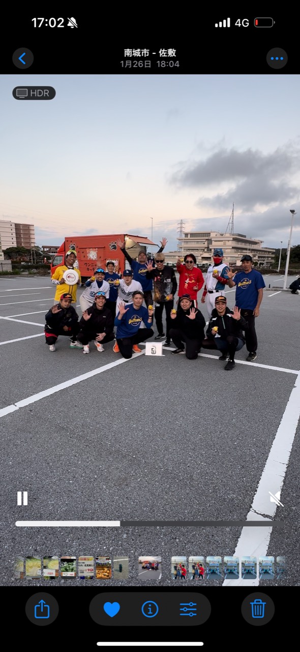 南城市イベントの記念写真