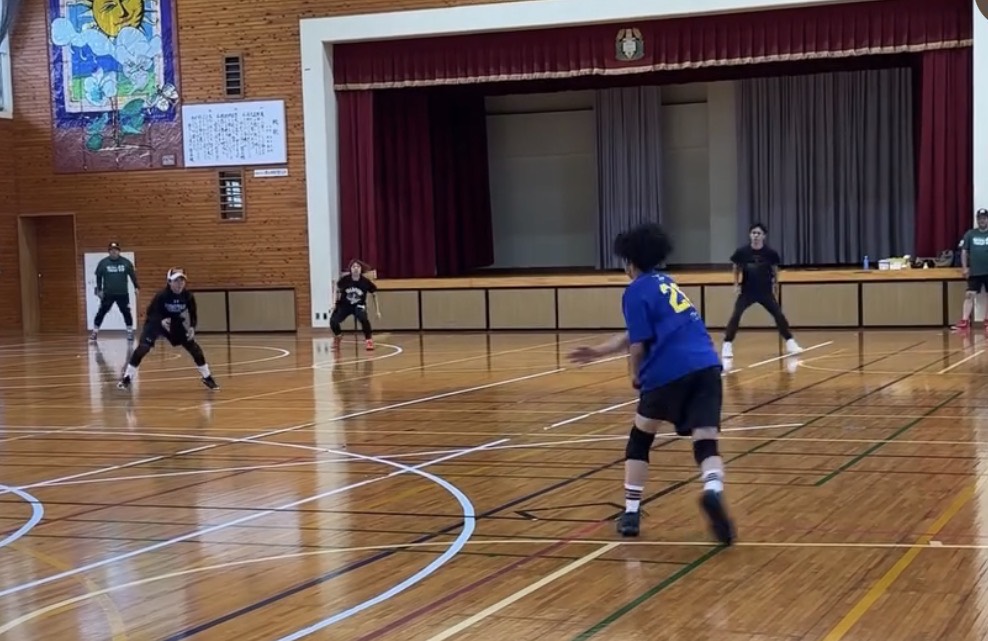 第1回大会の試合風景