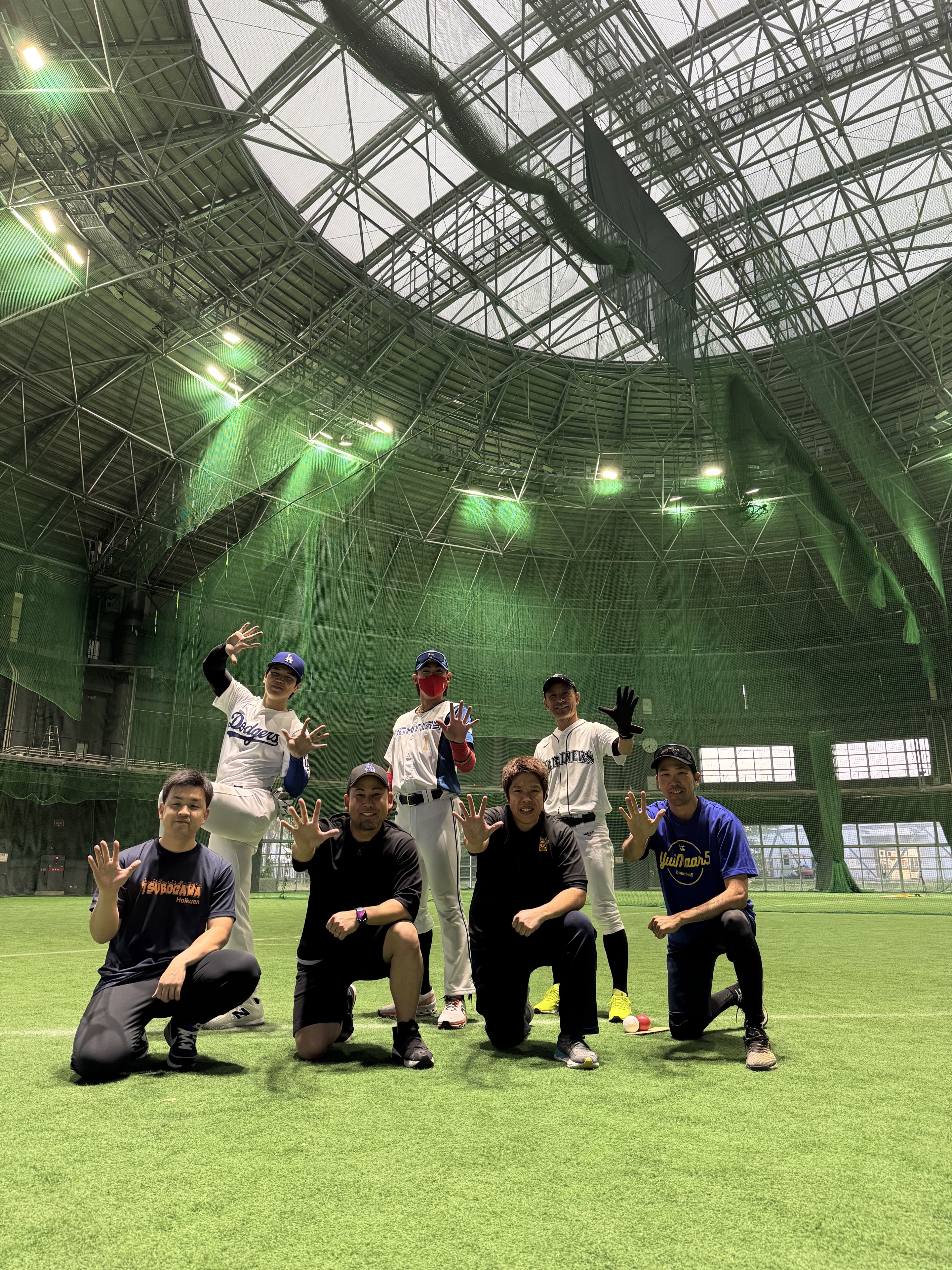 屋内施設でのBaseball5体験会